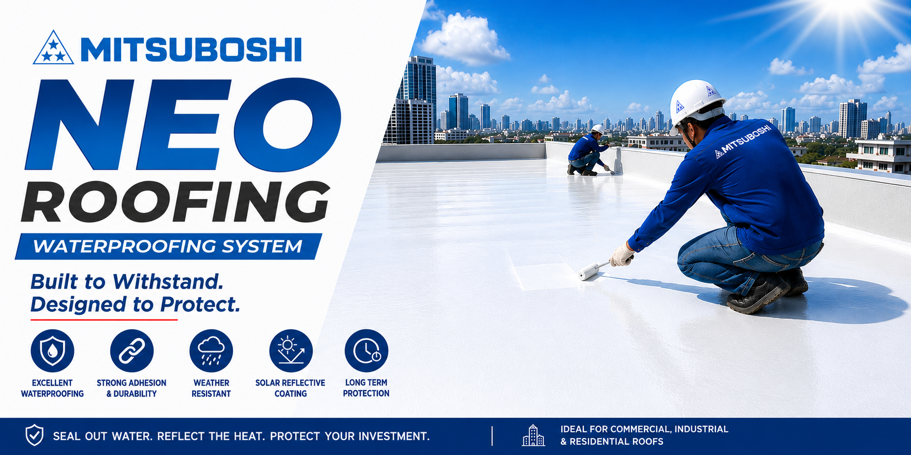 Mitsuboshi Neo Roofing – Waterproof Protection That Lasts